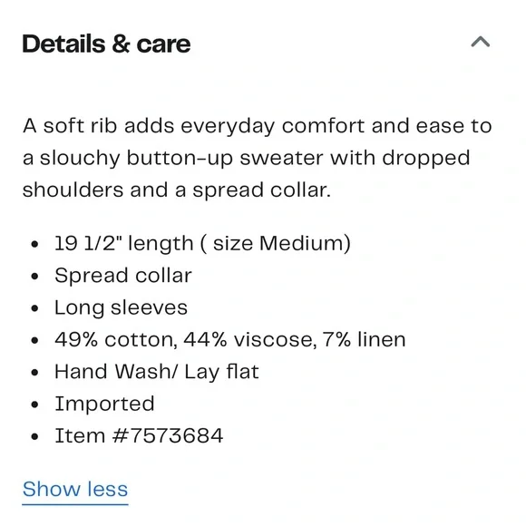 Free People Ella Button-Up Sweater NWT - Picture 5 of 5